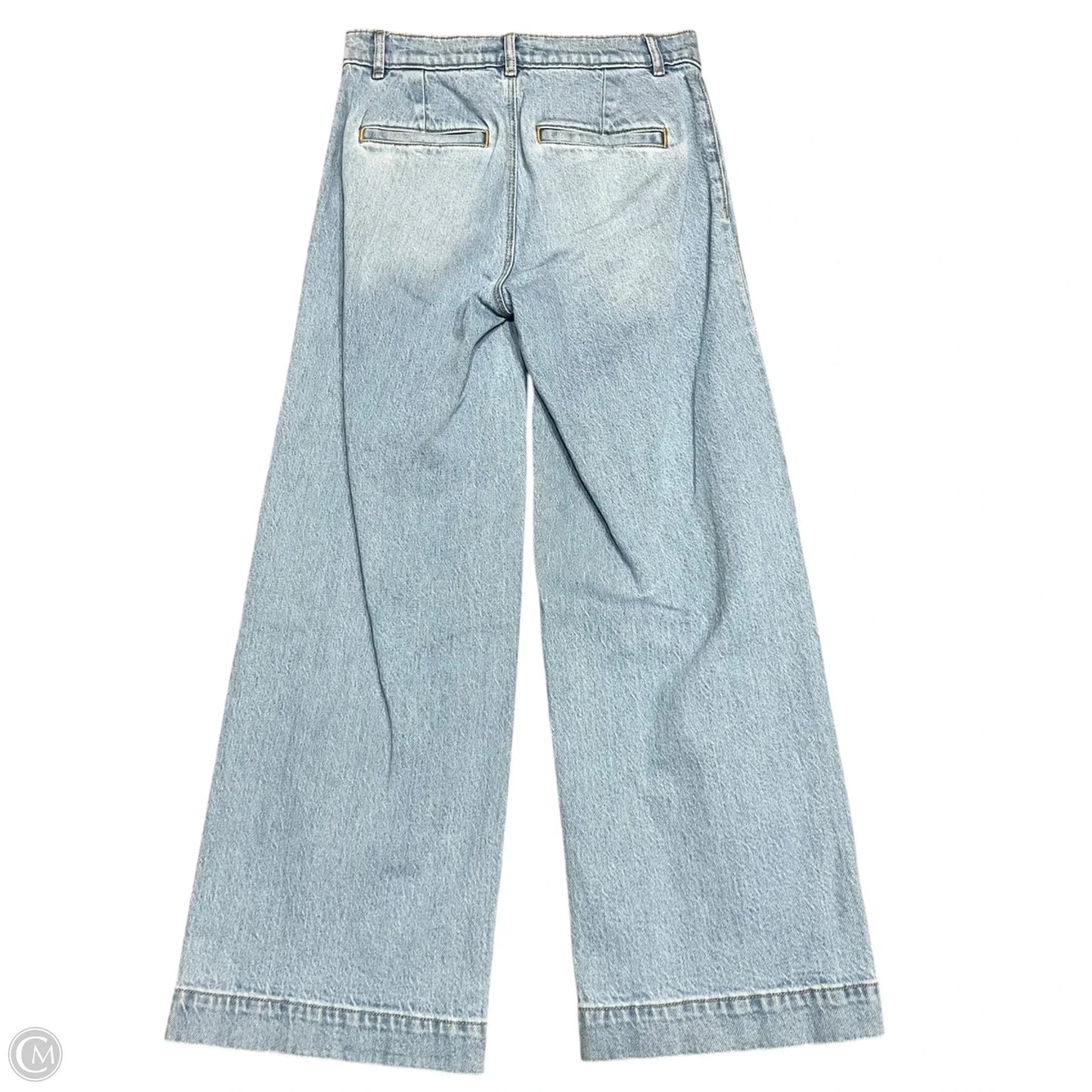 Jeans Wide Leg By Loft In Blue Denim, Size: 0
