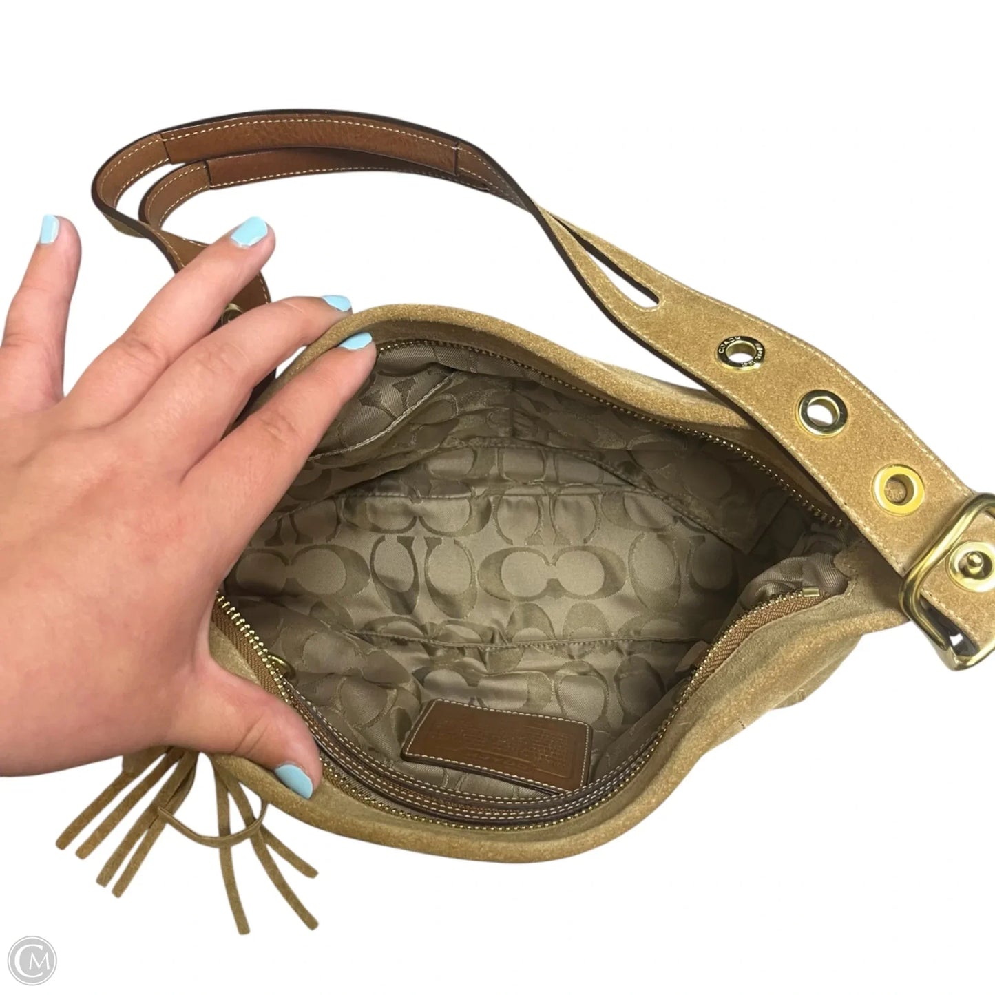 Handbag Designer By Coach, Size: Medium