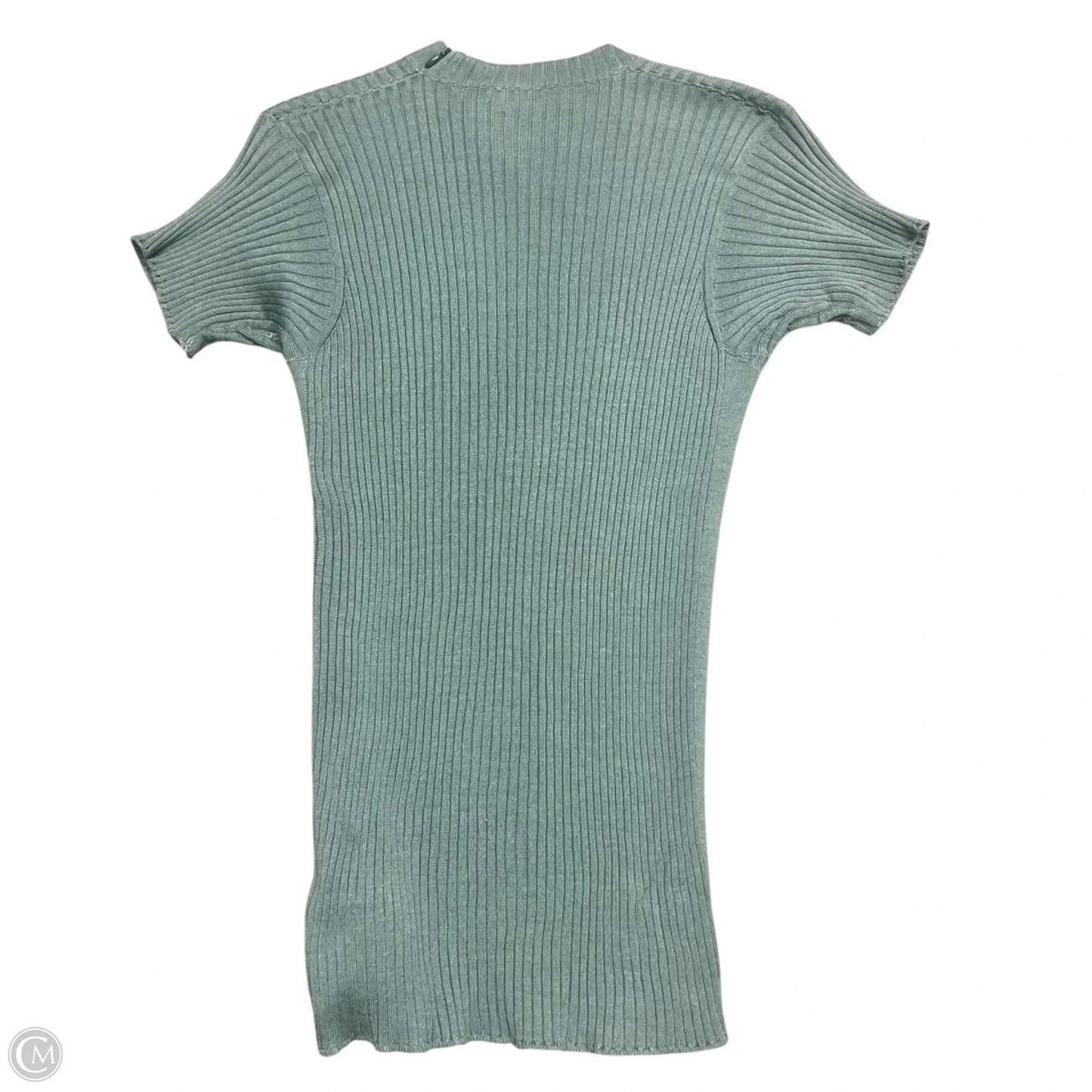 Top Short Sleeve Luxury Designer By Giorgio Armani In Blue, Size: Xl