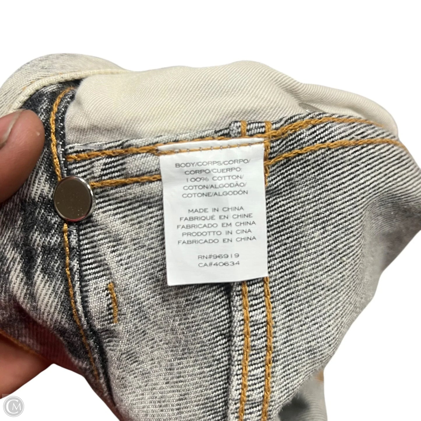 Skirt Luxury Designer By Marc Jacobs In Grey Denim, Size: 2