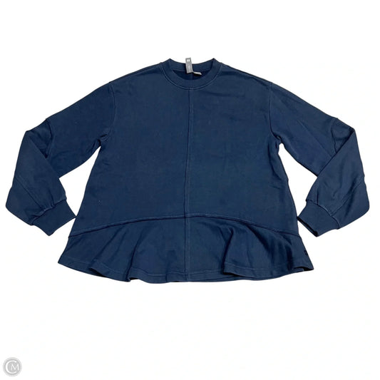 Athletic Sweatshirt Crewneck By Sweaty Betty In Blue, Size: S