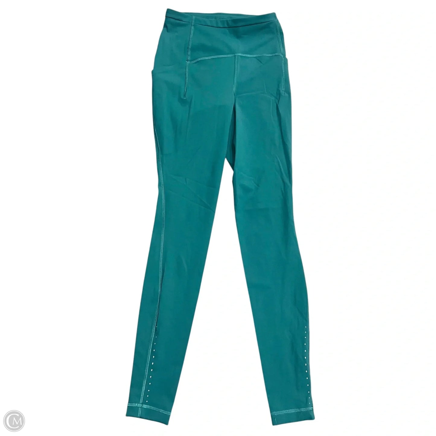 Athletic Leggings By Lululemon In Green, Size: 2