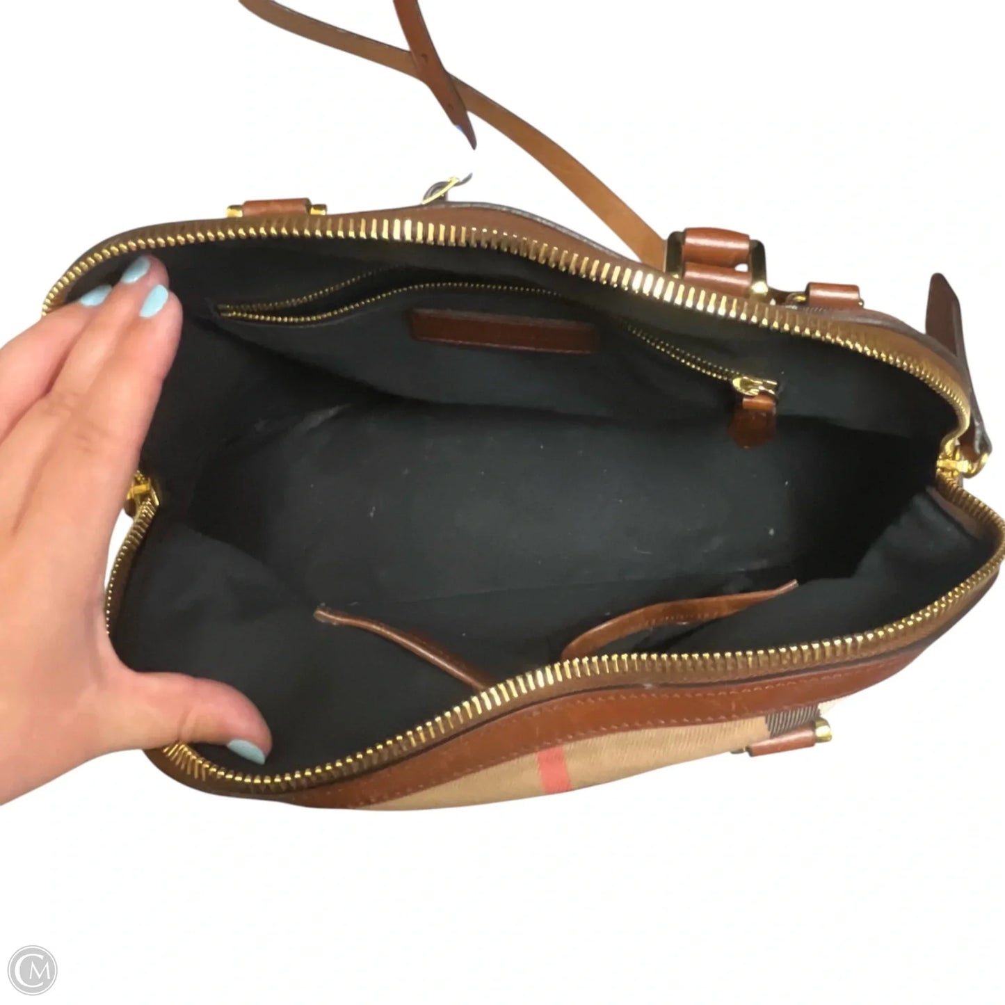 Handbag Luxury Designer By Burberry, Size: Medium
