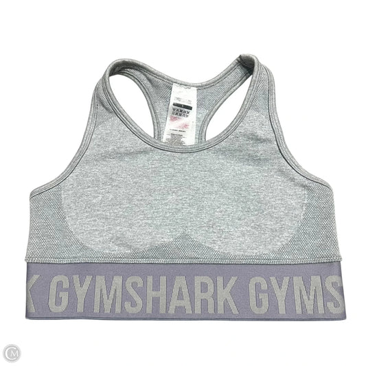 Athletic Bra By Gym Shark In Grey & Purple, Size: S
