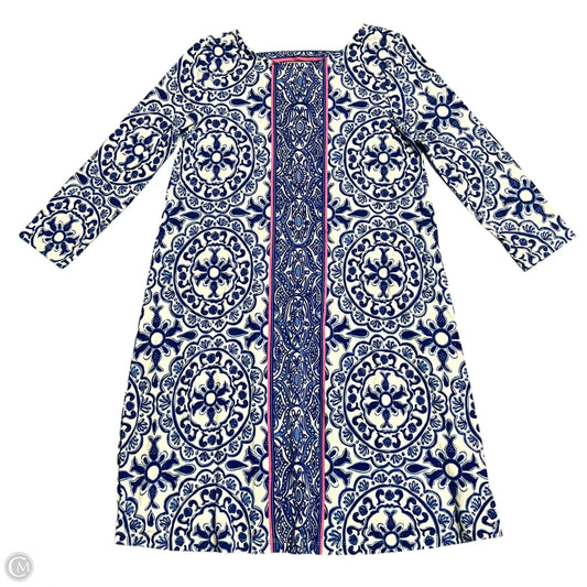 Dress Designer By Lilly Pulitzer In Blue & White, Size: S