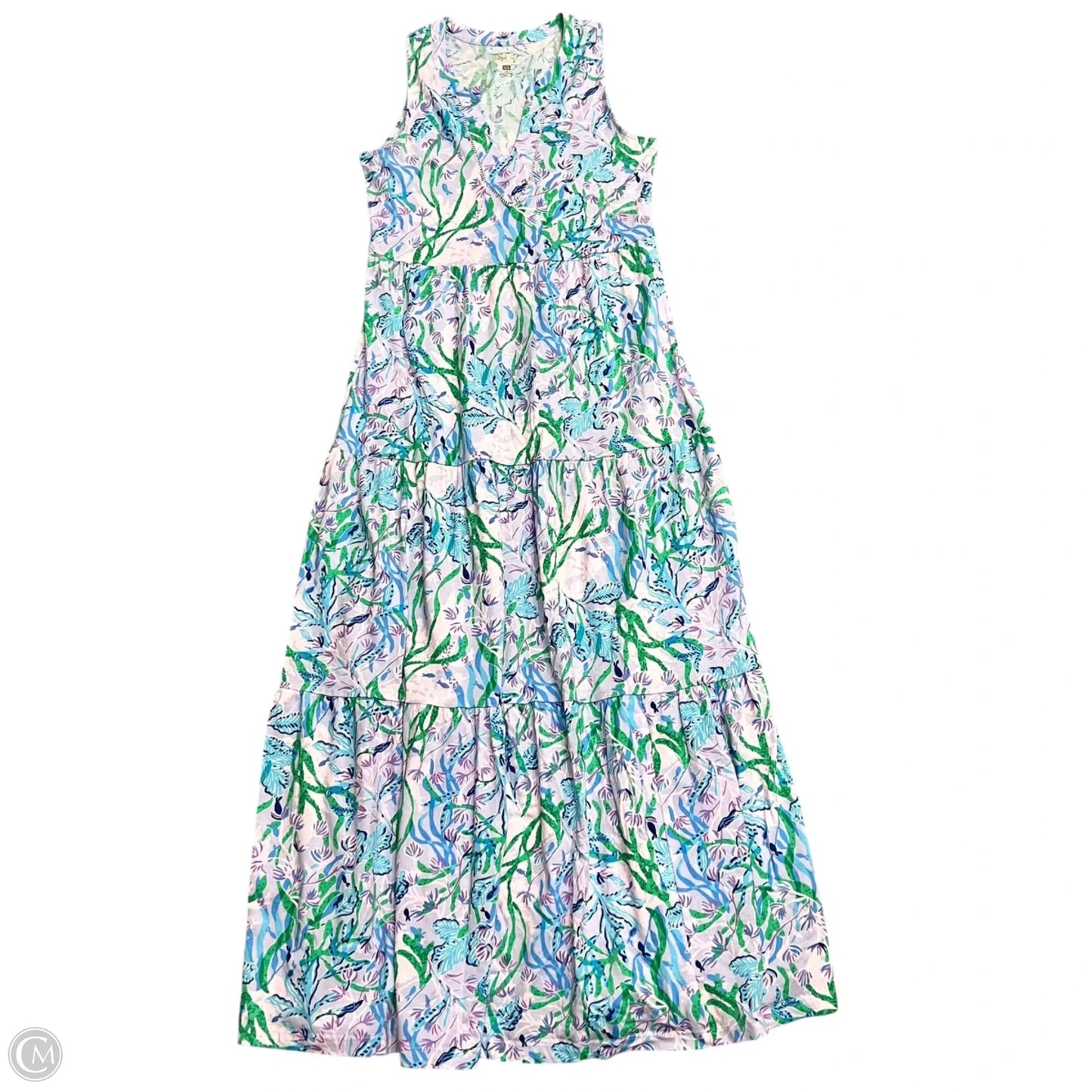 Dress Designer By Lilly Pulitzer In Blue & Purple, Size: Xs