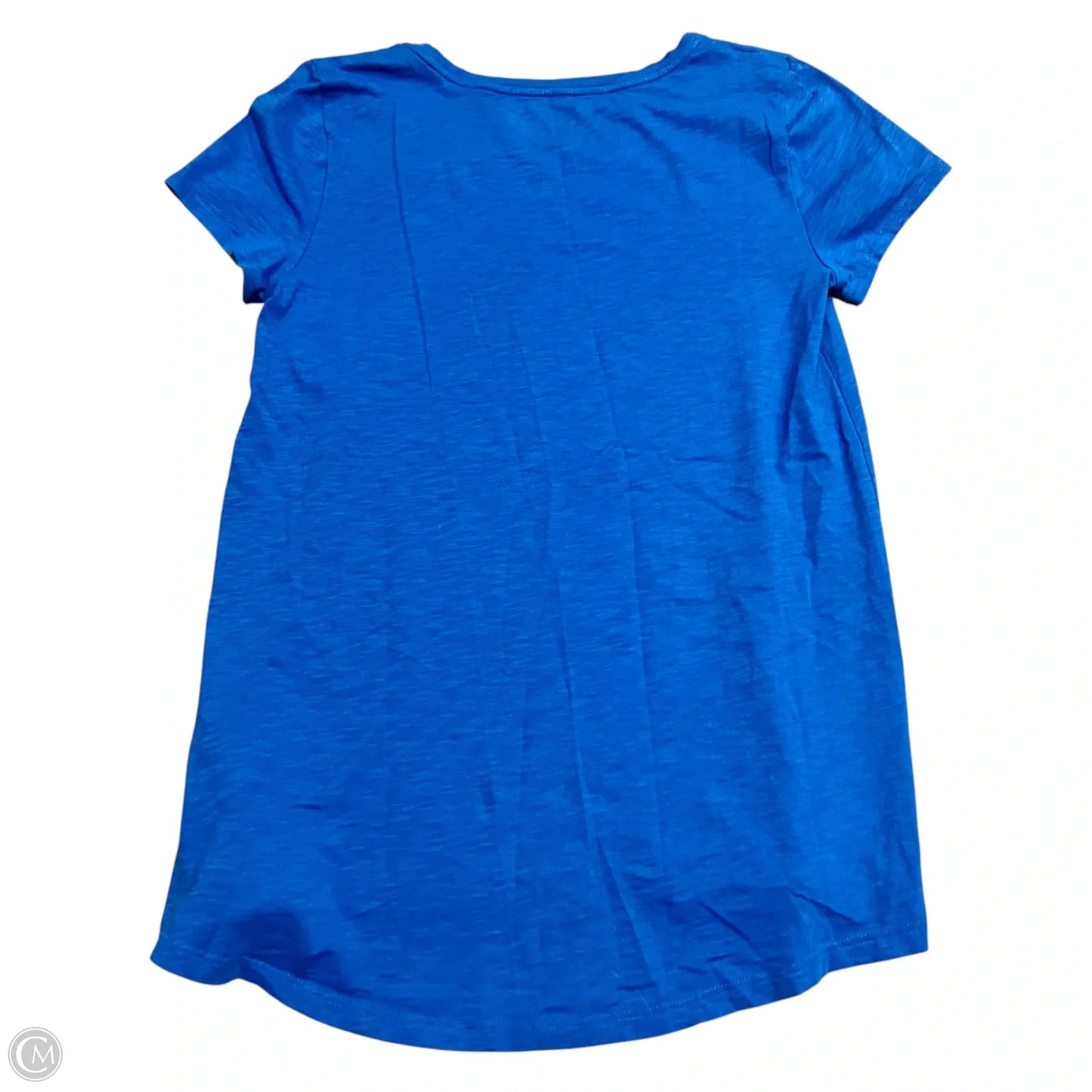 Top Short Sleeve Designer By Lilly Pulitzer In Blue, Size: Xs