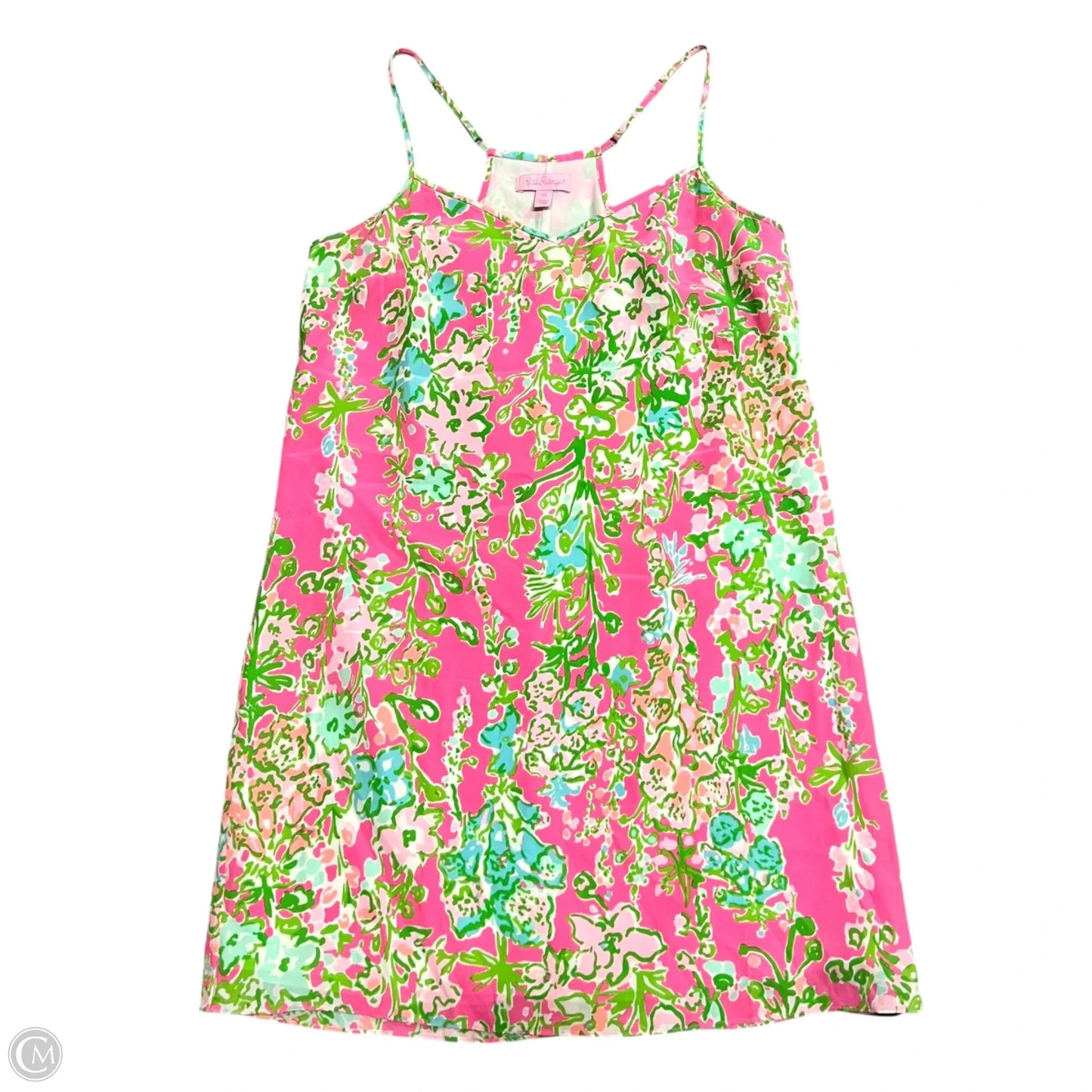 Dress Designer By Lilly Pulitzer In Green & Pink, Size: Xs