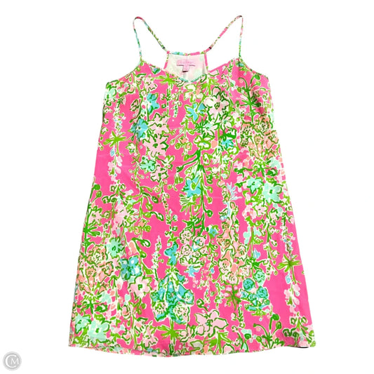 Dress Designer By Lilly Pulitzer In Green & Pink, Size: Xs