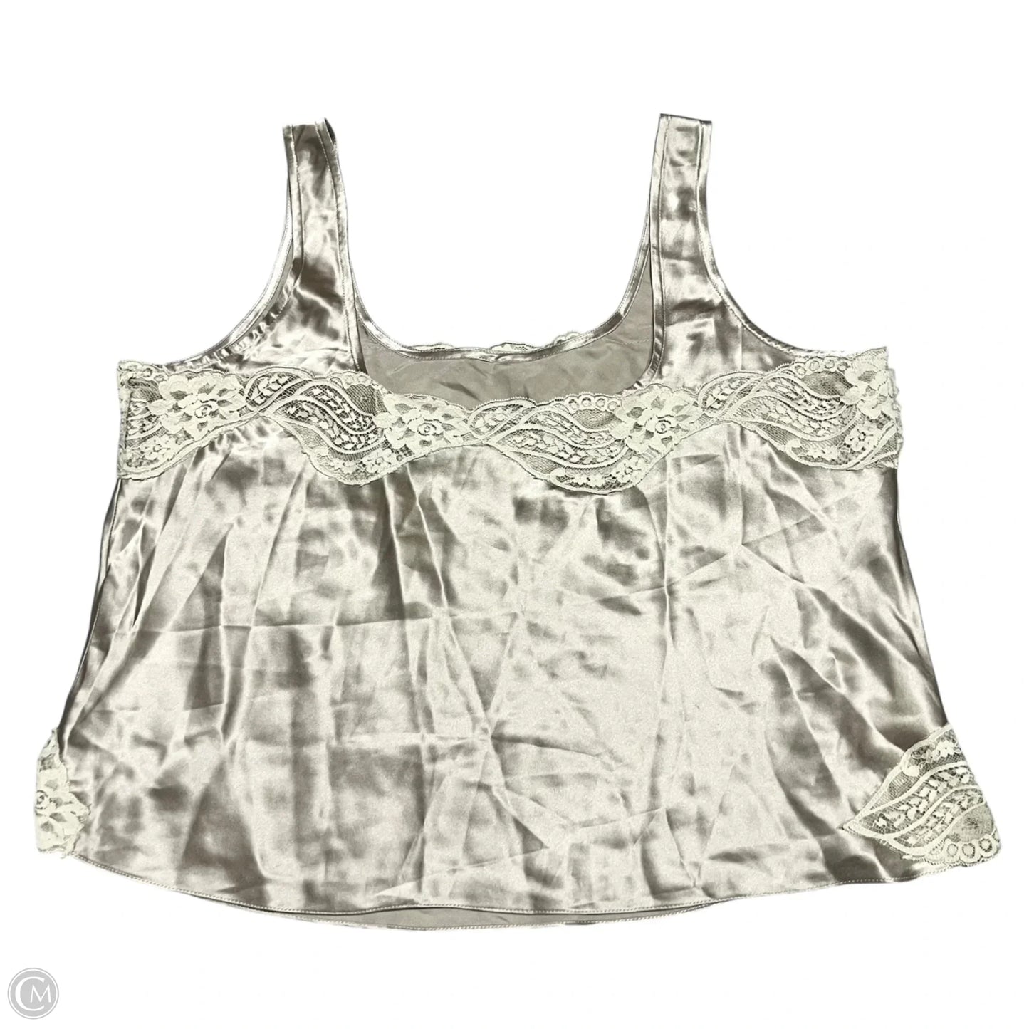Top Sleeveless By Jones New York In Beige, Size: L