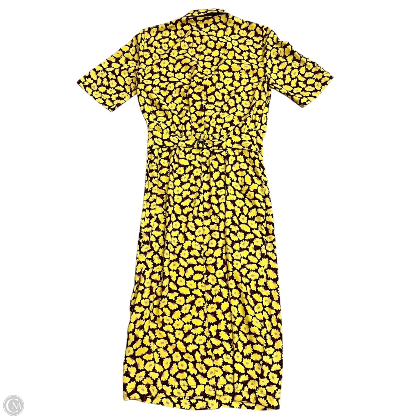 Dress Designer By Kate Spade In Purple & Yellow, Size: S