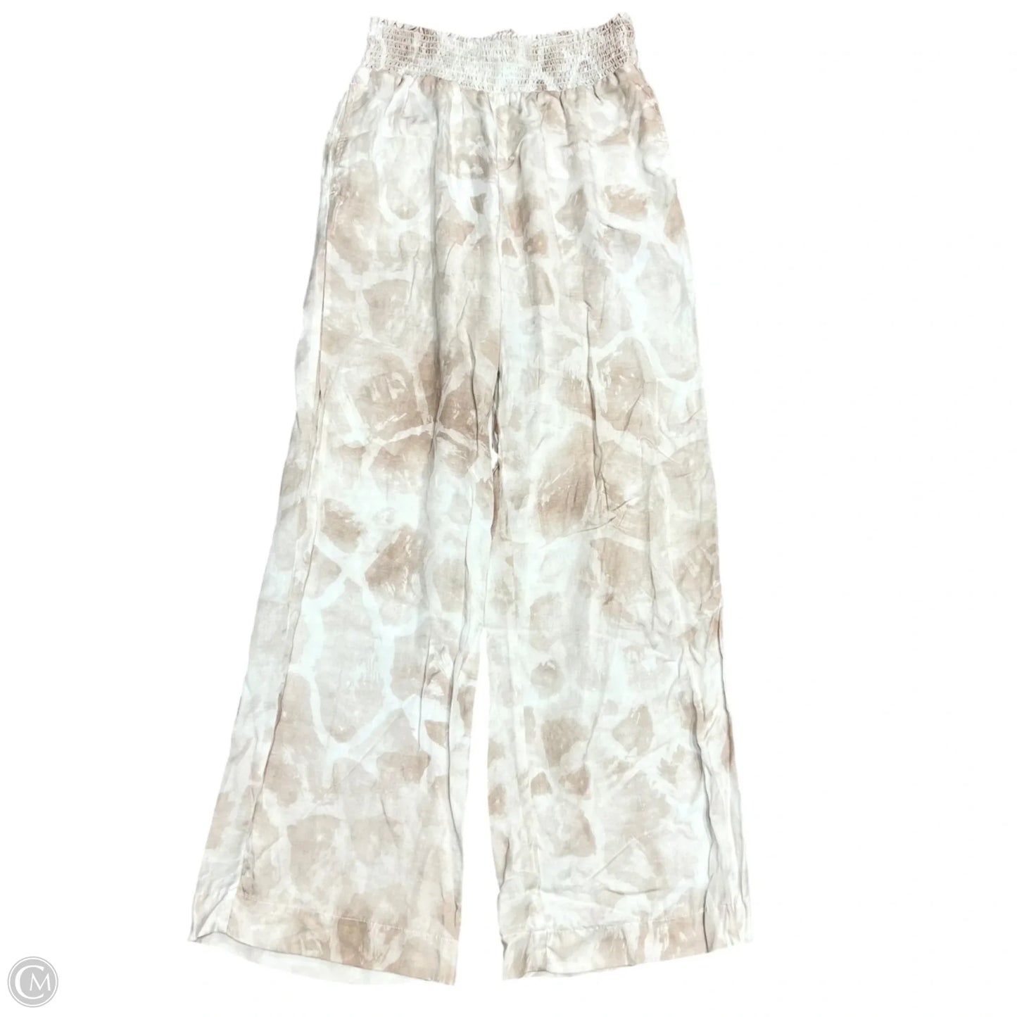 Pants Wide Leg By Cloth & Stone In Cream & White, Size: S