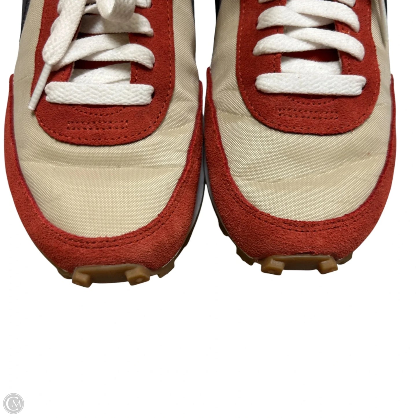 Shoes Sneakers By Nike In Cream & Red, Size: 7