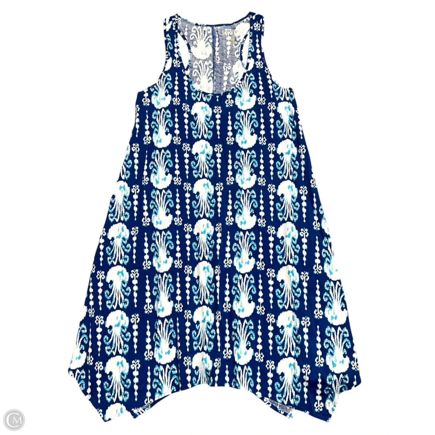 Dress Designer By Lilly Pulitzer In Blue & White, Size: Xxs