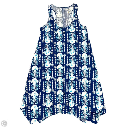 Dress Designer By Lilly Pulitzer In Blue & White, Size: Xxs
