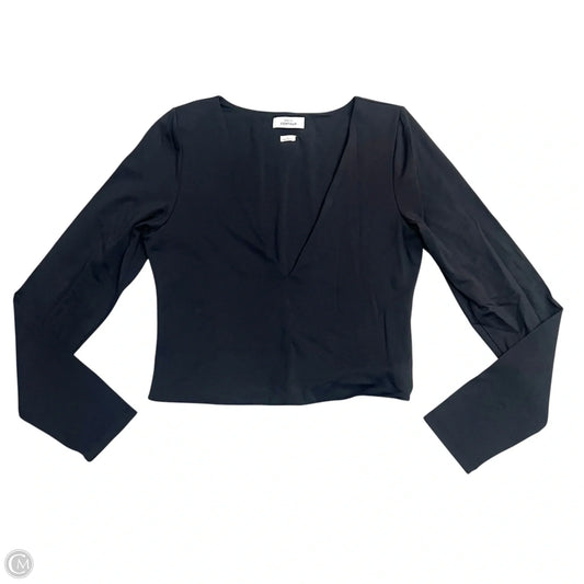 Top Long Sleeve By Babaton In Black, Size: L