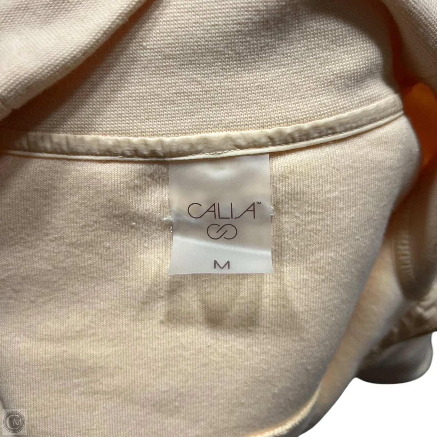 Athletic Sweatshirt Collar By Calia In Peach, Size: M