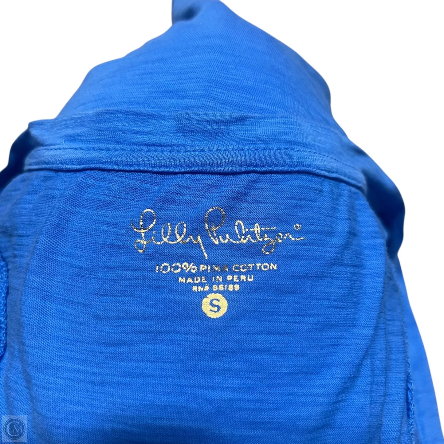 Top Sleeveless Designer By Lilly Pulitzer In Blue, Size: S