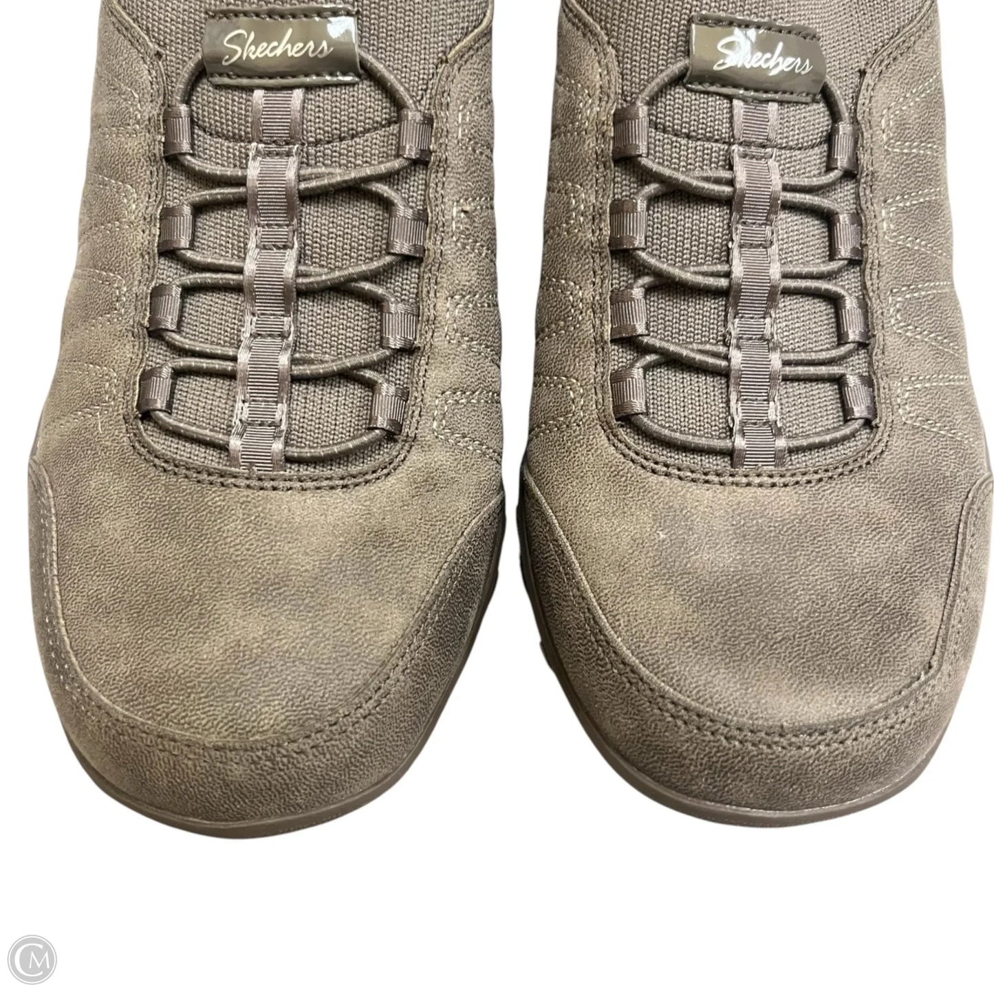 Shoes Sneakers By Skechers In Taupe, Size: 8