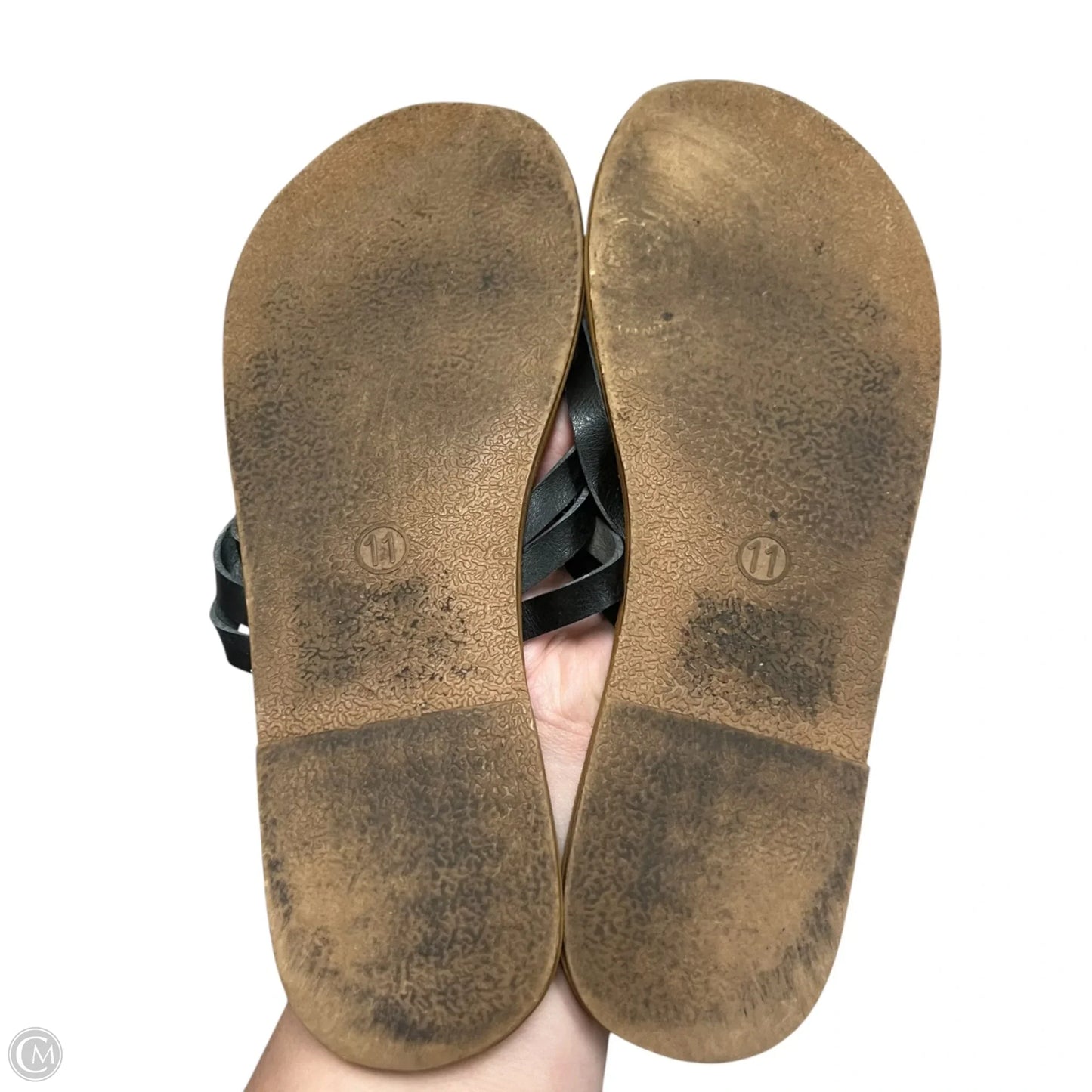 Sandals Flats By Universal Thread In Black & Brown, Size: 11