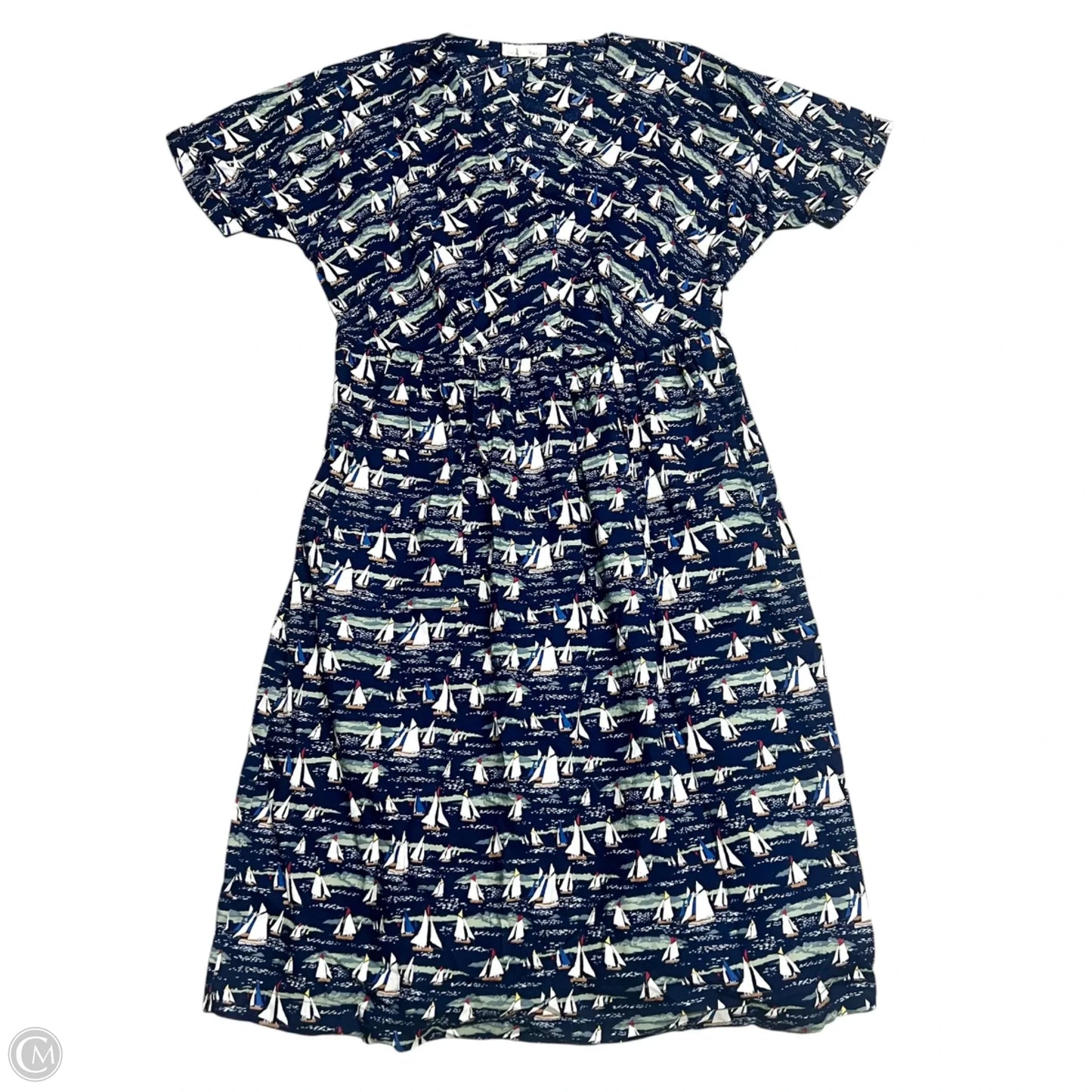 Dress Casual Maxi By Seasalt Cornwall In Blue, Size: Xl