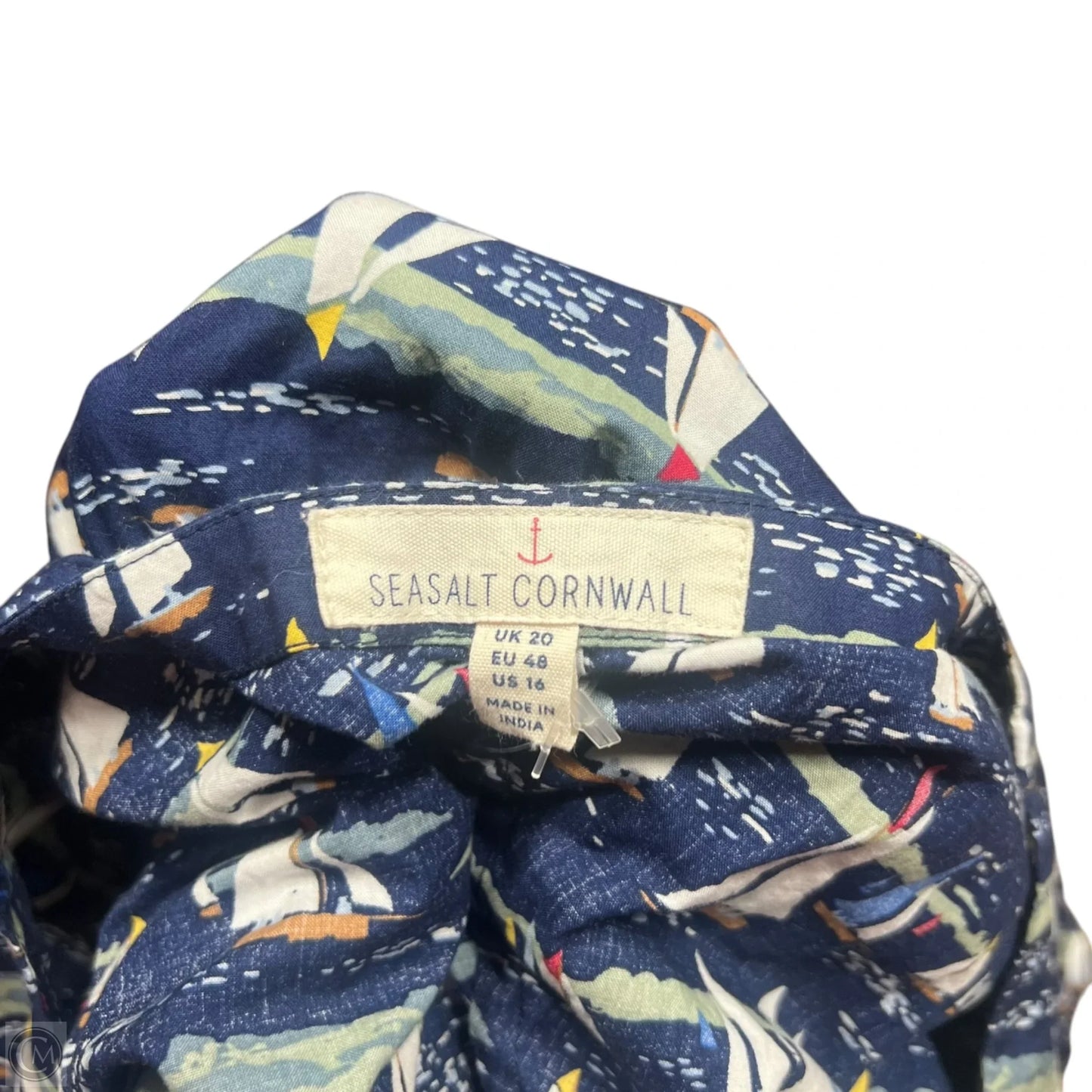 Dress Casual Maxi By Seasalt Cornwall In Blue, Size: Xl