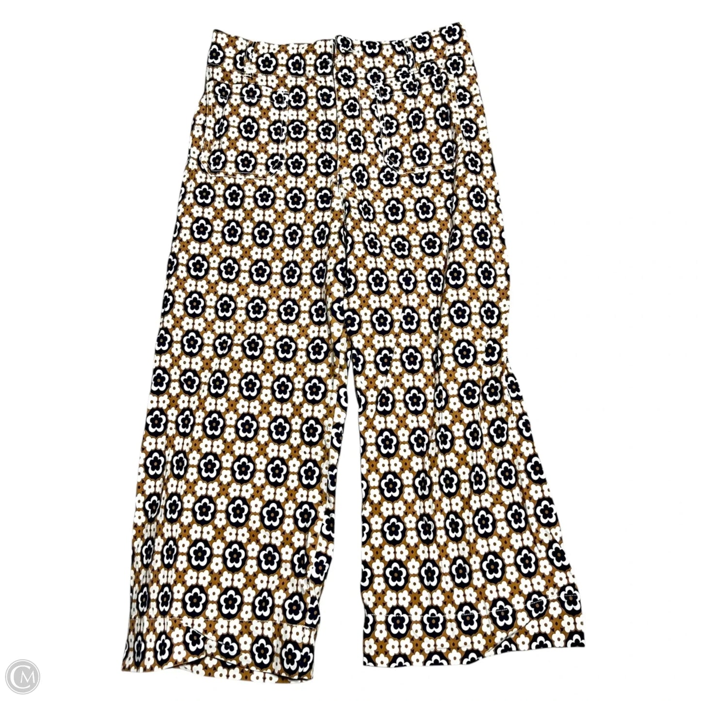 Pants Dress By Maeve In Blue & Tan, Size: 12