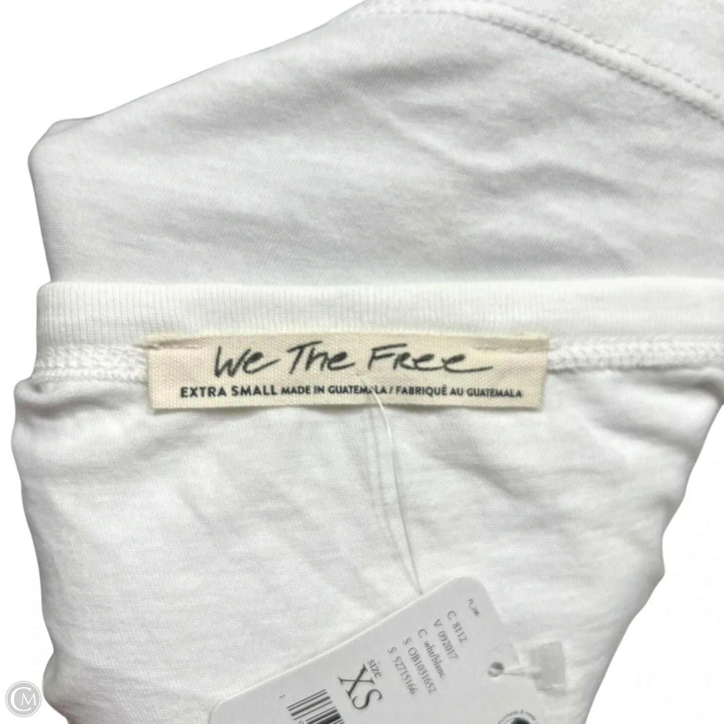 Top Short Sleeve By We The Free In White, Size: Xs