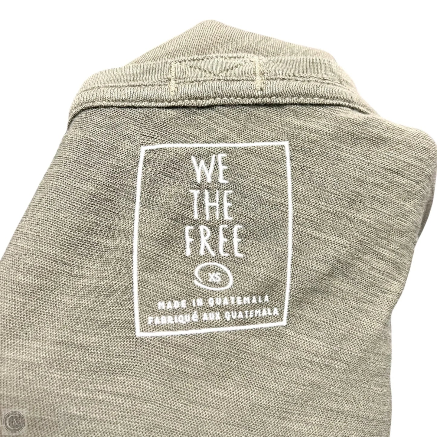 Top Short Sleeve By We The Free In Green, Size: Xs
