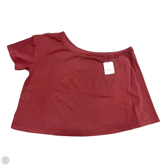 Top Short Sleeve By We The Free In Red, Size: Xs