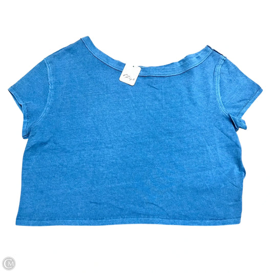 Top Short Sleeve By We The Free In Blue, Size: Xs