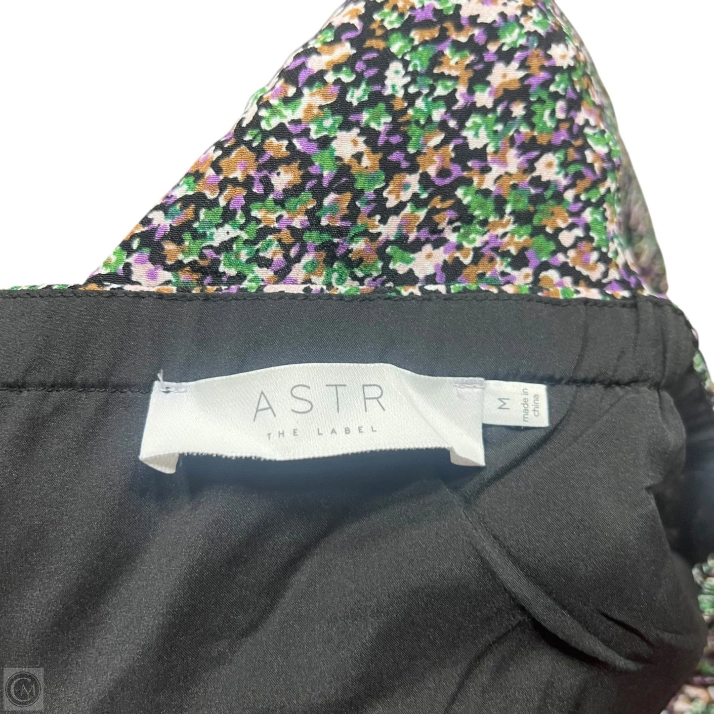 Top Long Sleeve By Astr The Label In Green & Purple, Size: M