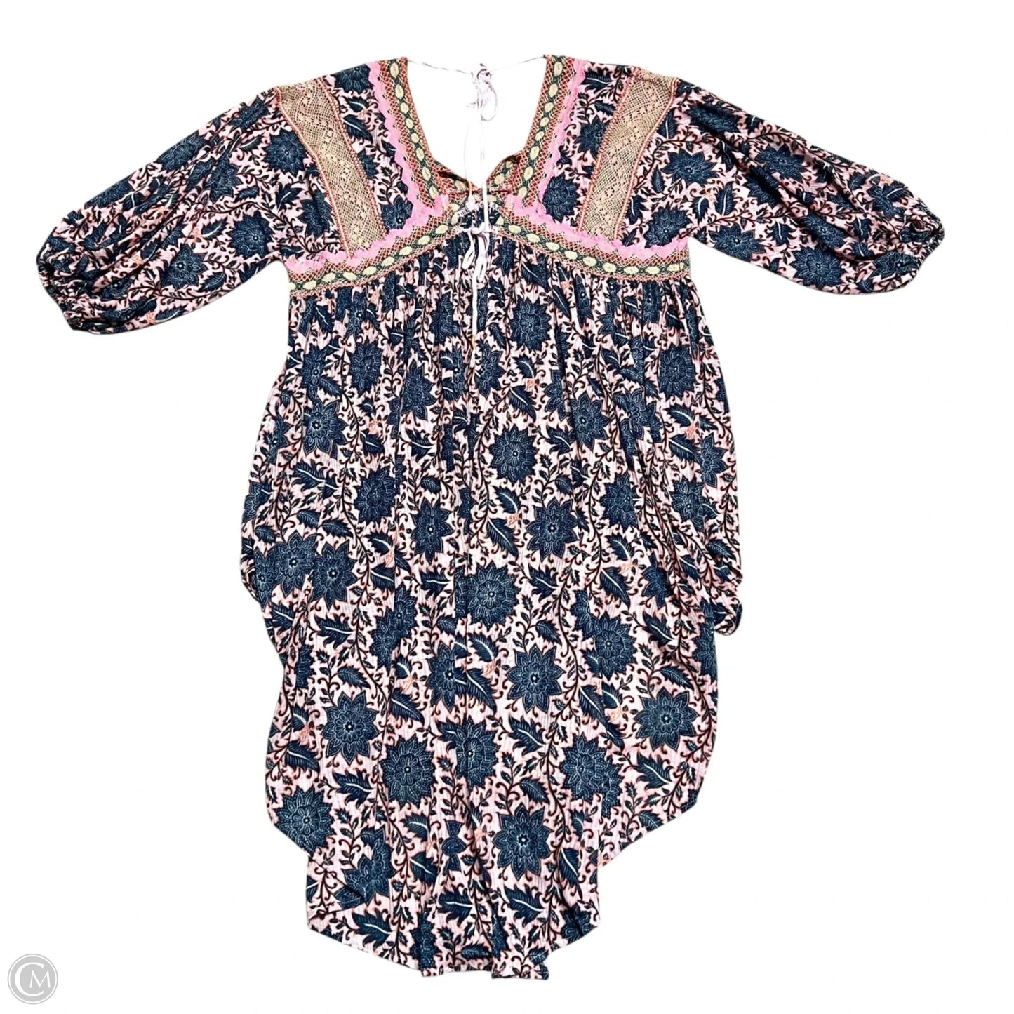 Dress Casual Short By Free People In Blue & Pink, Size: Xs