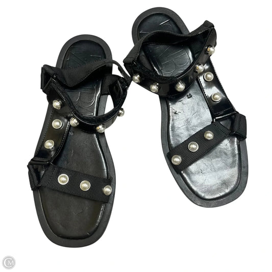 Sandals Flats By Zara In Black, Size: 7.5