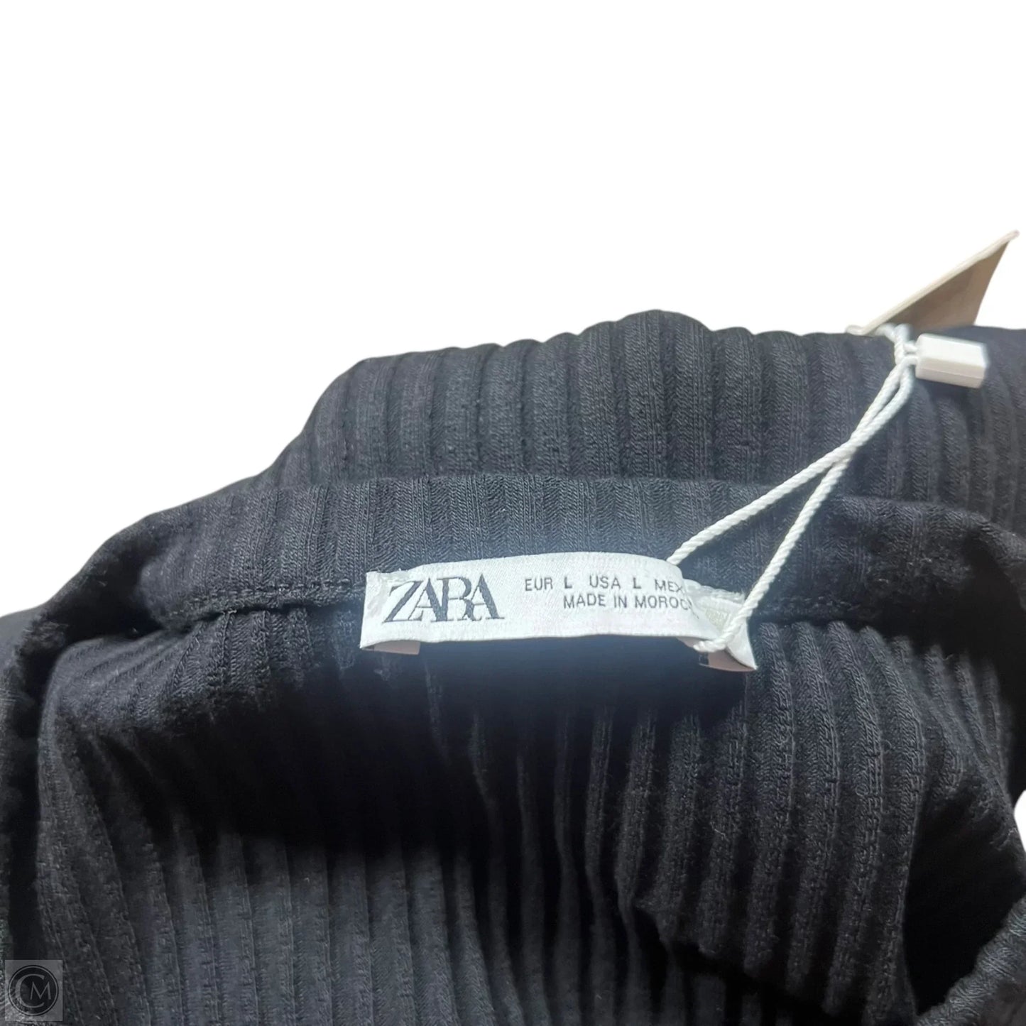 Dress Casual Maxi By Zara In Black, Size: L