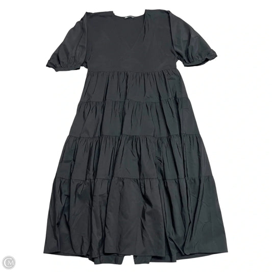 Dress Casual Maxi By Zara In Black, Size: M