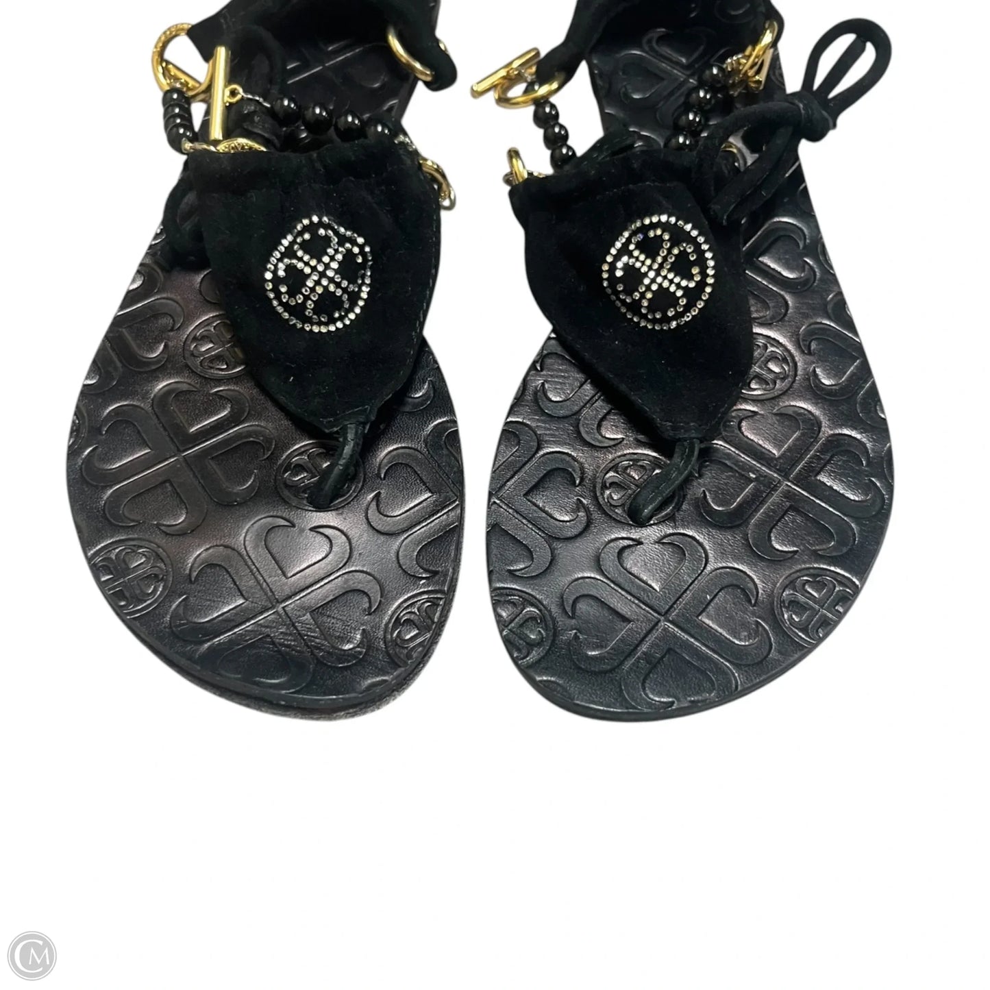 Sandals Flats By Luxtrada In Black, Size: 7