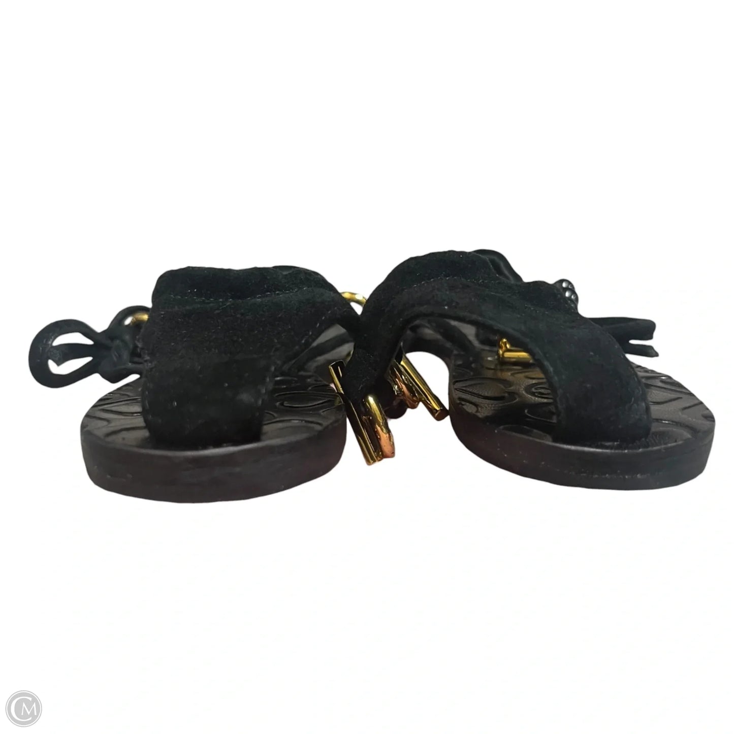 Sandals Flats By Luxtrada In Black, Size: 7