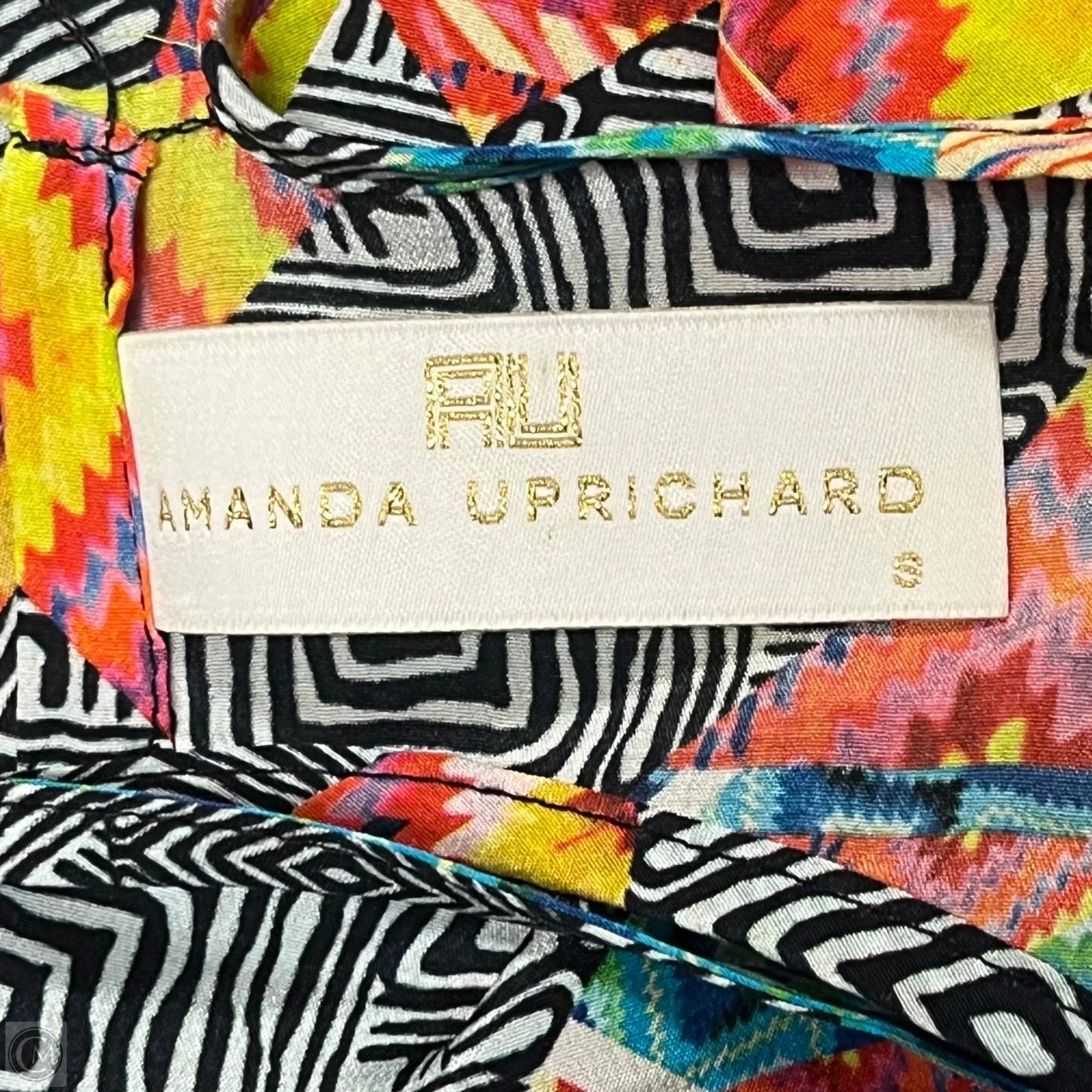 Dress Casual Midi By Amanda Uprichard In Blue & Orange, Size: S