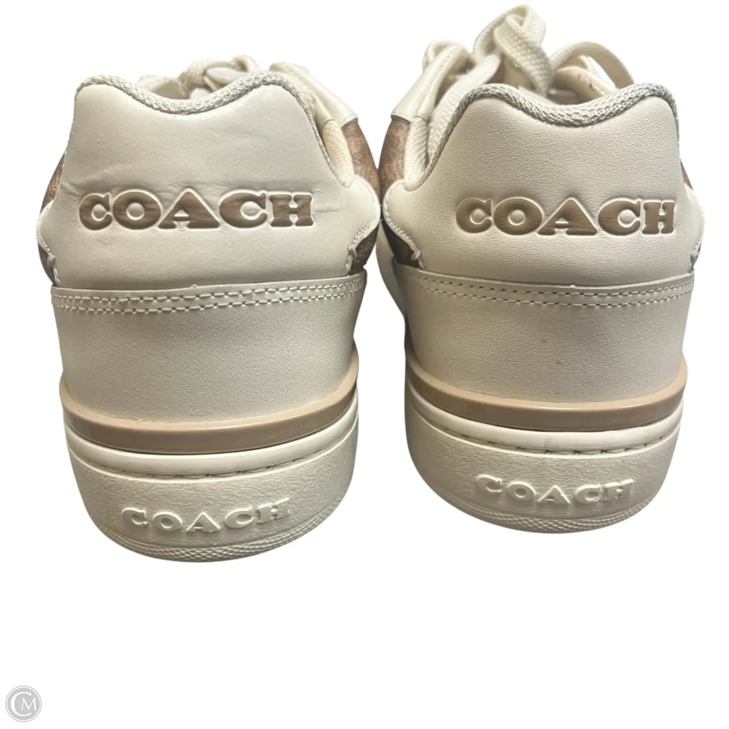 Shoes Designer By Coach In Brown & Cream, Size: 9