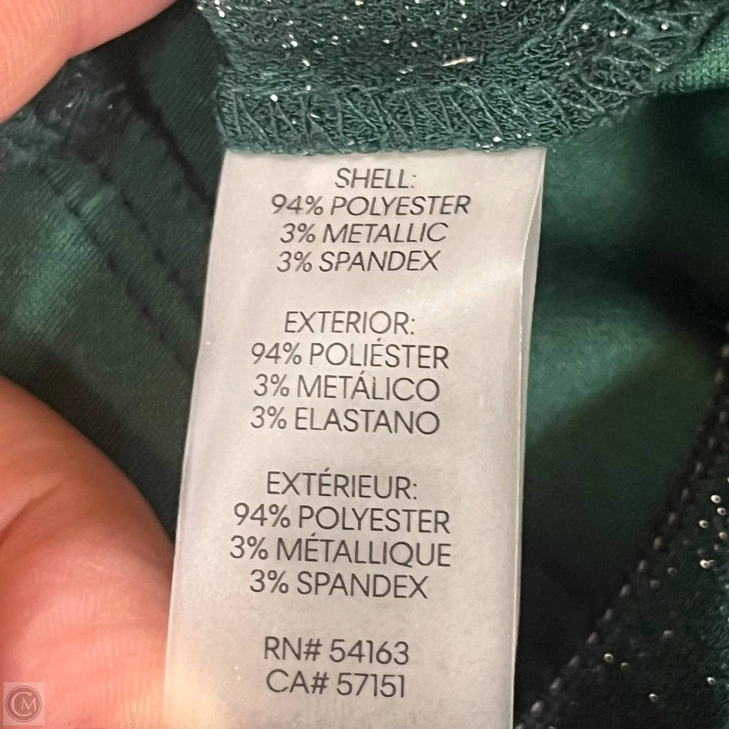 Jumpsuit By Calvin Klein In Green, Size: M