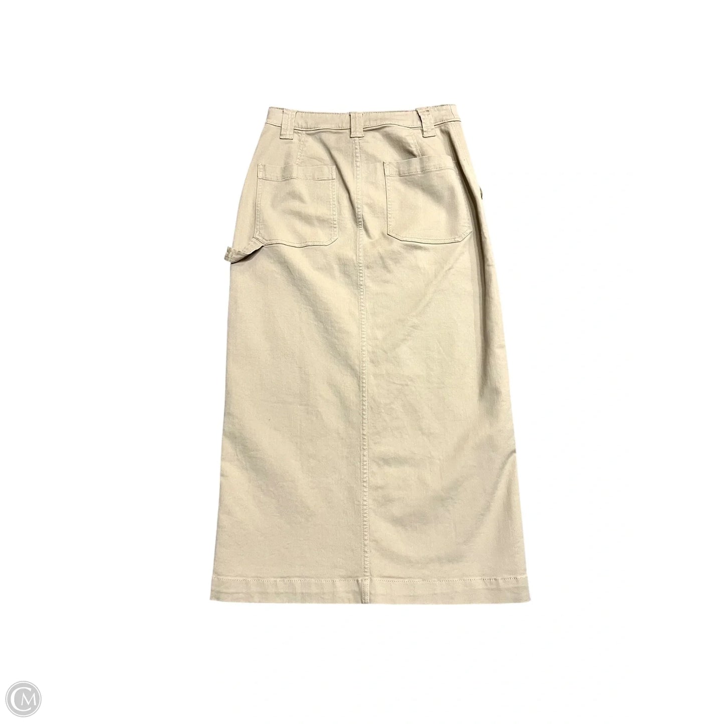 Skirt Maxi By Loft In Tan Denim, Size: 0