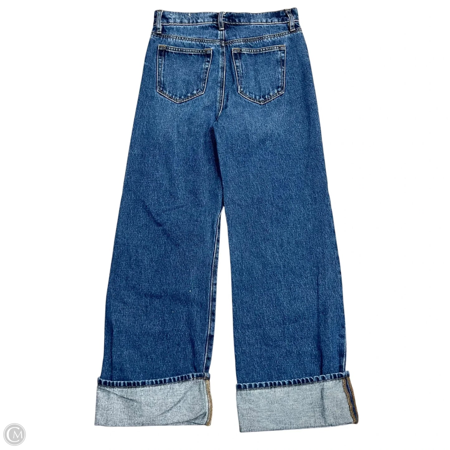 Jeans Wide Leg By Loft In Blue Denim, Size: 0
