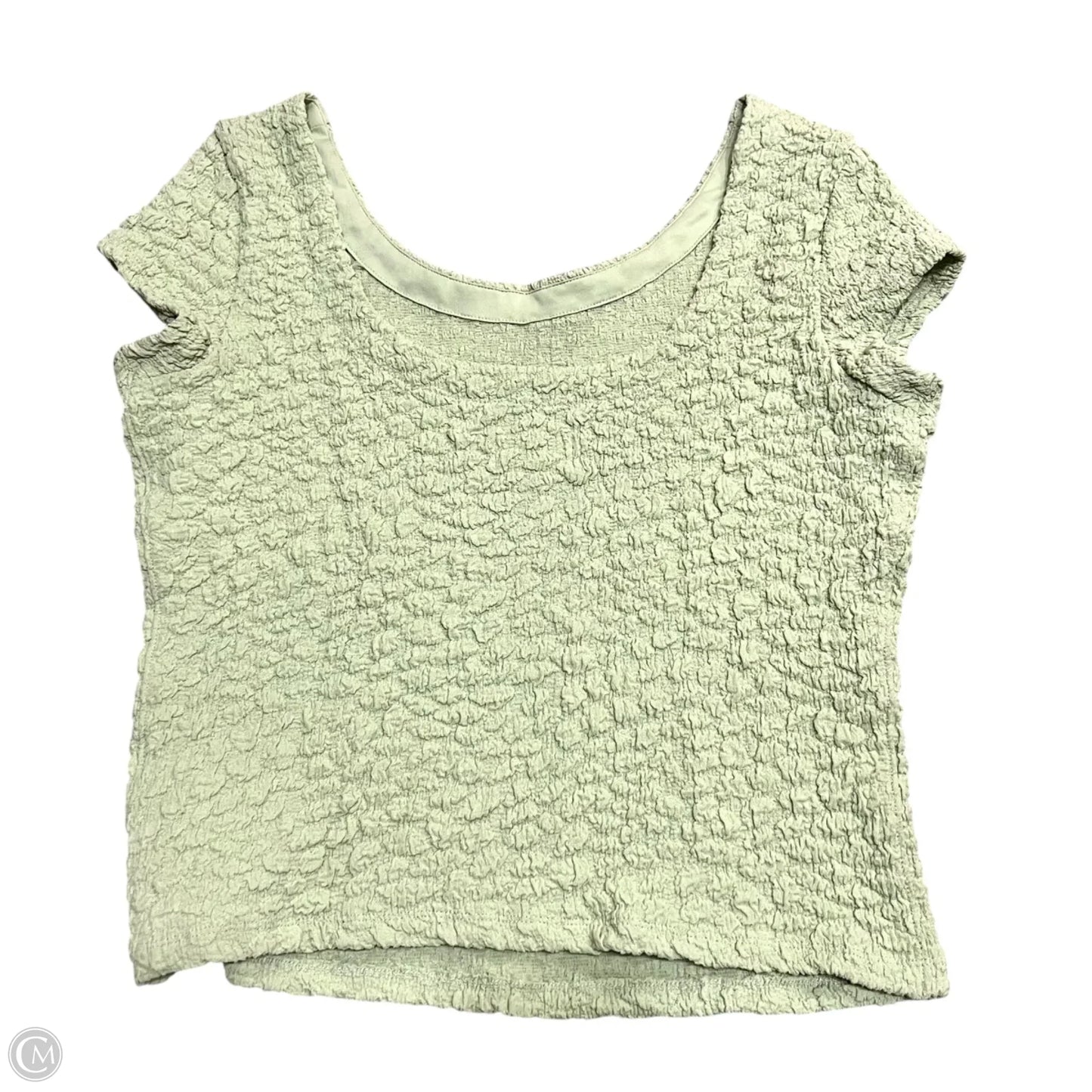 Top Short Sleeve By Maeve In Green, Size: M