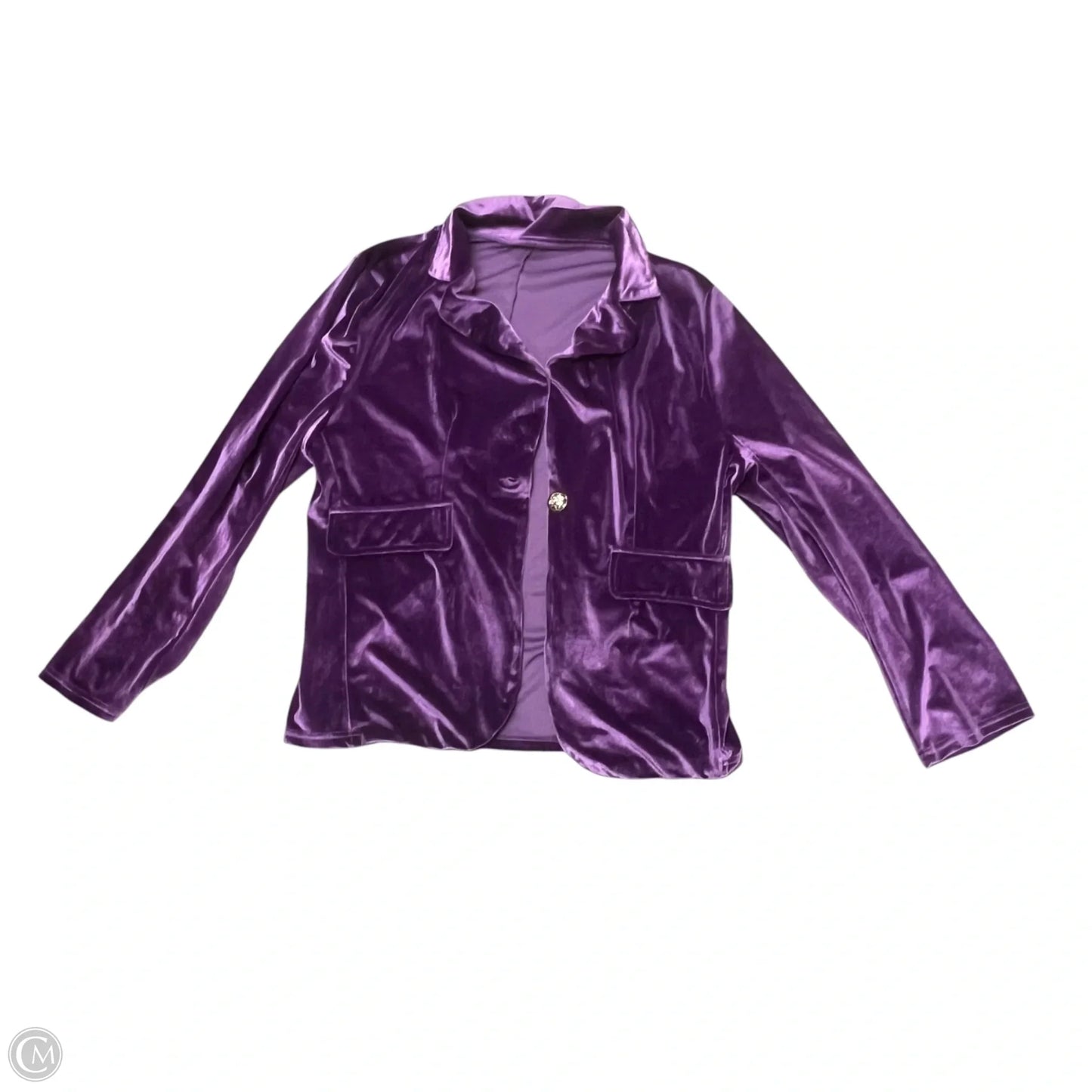 Blazer In Purple, Size: Xl