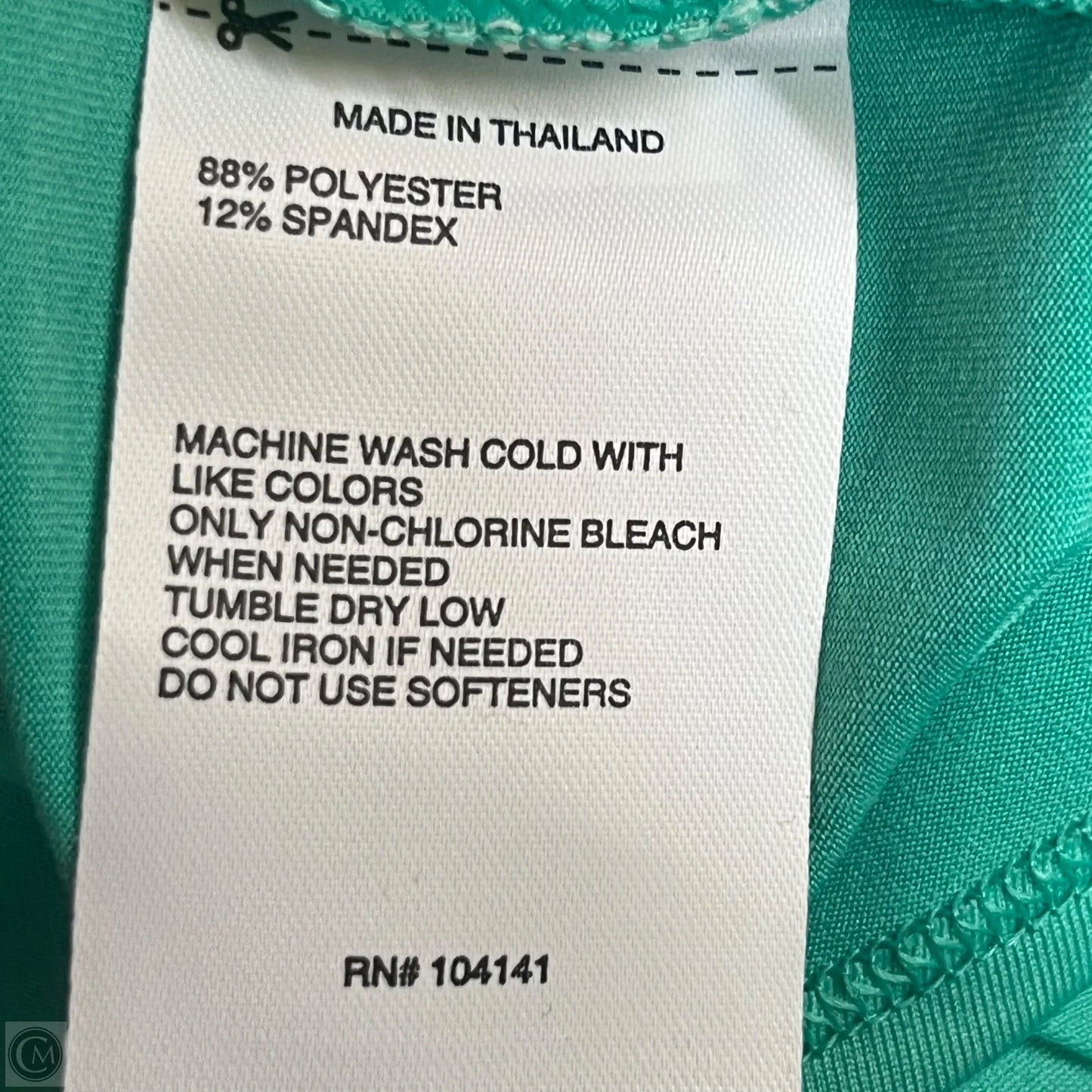 Athletic Tank Top By Dsg Outerwear In Green, Size: 2x