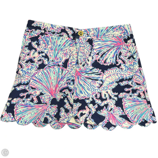 Skort Designer By Lilly Pulitzer In Blue & Pink, Size: 6