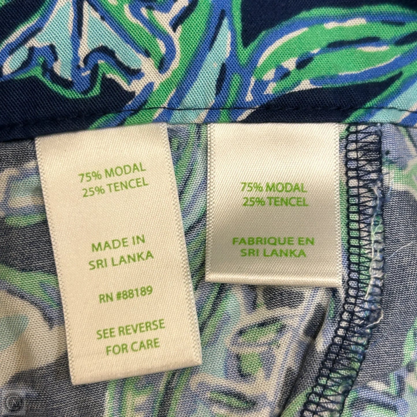 Shorts Designer By Lilly Pulitzer In Blue & Green, Size: 8
