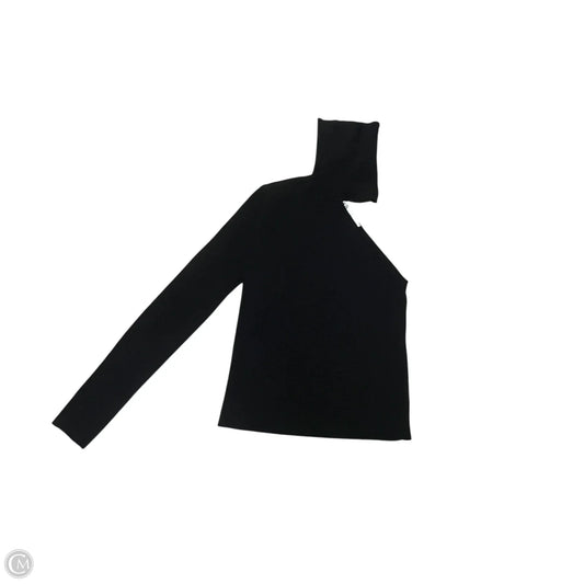 Top Long Sleeve By Zara In Black, Size: M