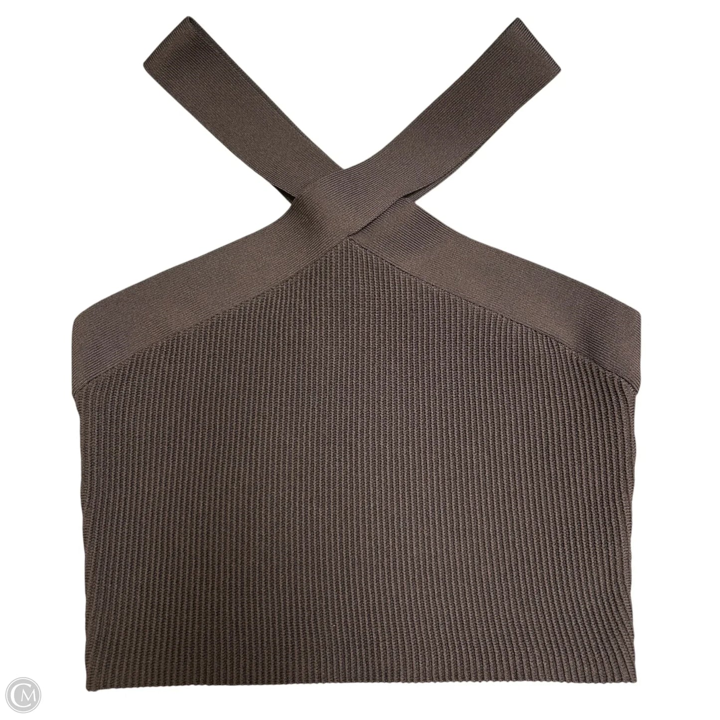 Top Sleeveless By Quince In Brown, Size: M